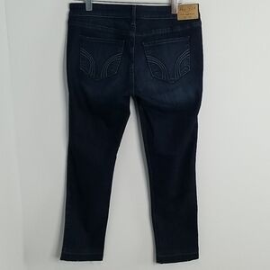 Hollister Released Hem Dark Wash Jeans Juniors 7